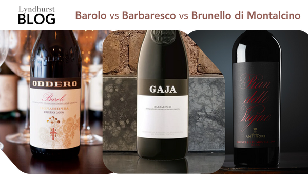 Barolo vs Barbaresco vs Brunello di Montalcino - the battle of the Italian Bs