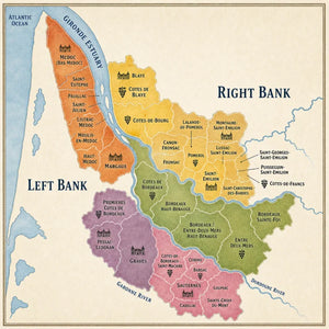 A Tale of Two Banks: Exploring Bordeaux’s Left and Right Bank Wines