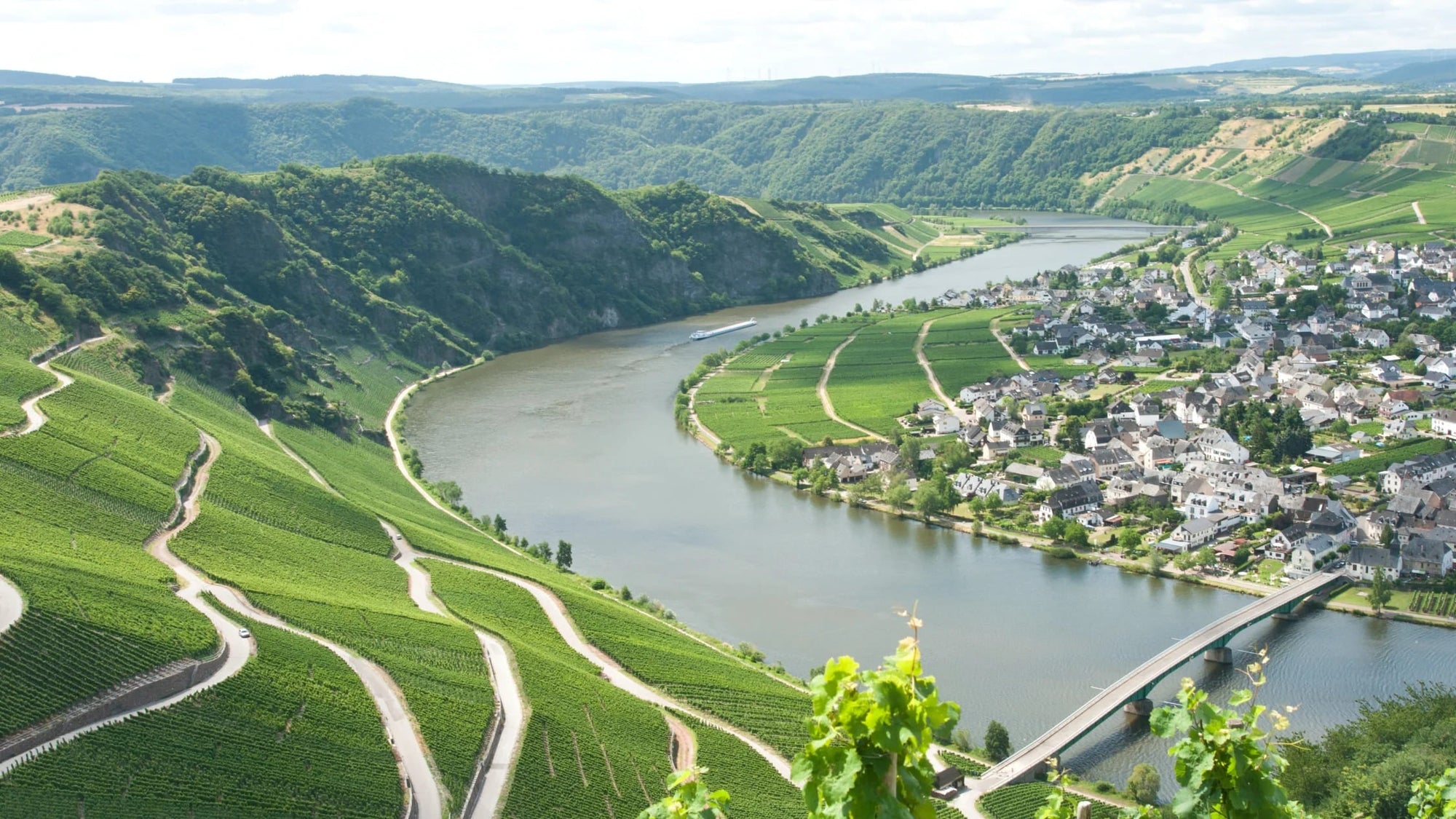 germany mosel mountain view