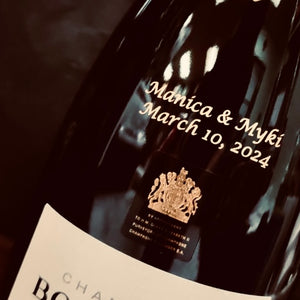 Wine Bottle Engraving (Photo)