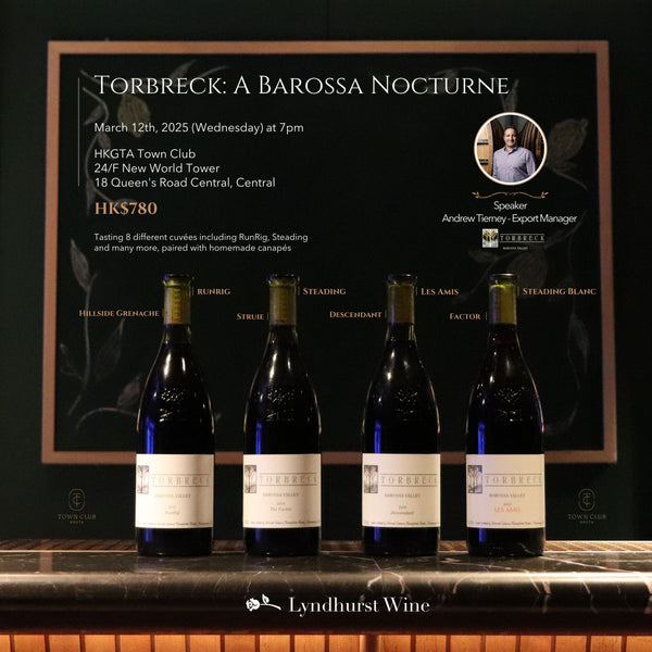 Torbreck Tasting: A Barossa Nocturne  - 12th March 2025