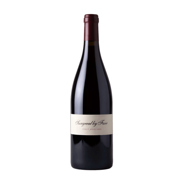 By Farr Sangreal Pinot Noir 2022 Wine with a visible label on a white background