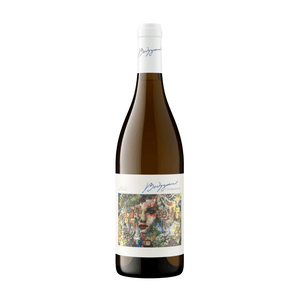 Daou Vineyards Bodyguard Chardonnay 2022 bottle with a colorful label on a white background