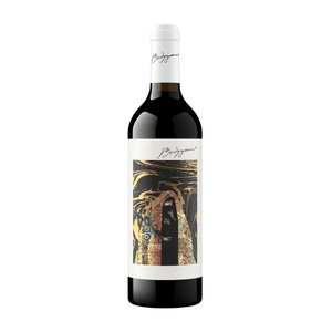 Daou Vineyards Bodyguard Red 2022 bottle with decorative label on a white background