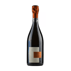 Eric Rodez 'Empreinte Noire' Pinot Noir Grand Cru Brut 2013 Bottle of wine with a white label on a white background