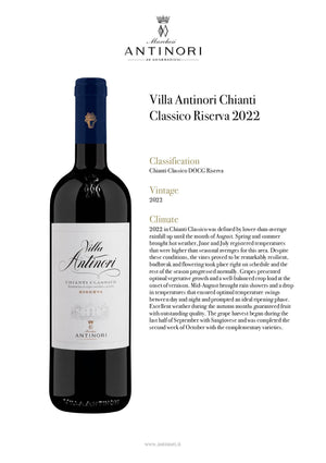 Marchesi Antinori Villa Antinori Riserva Chianti Classico DOCG 2022