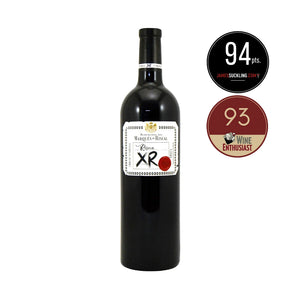 A bottle of Marqués de Riscal XR Reserva 2021 red wine