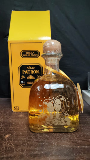 Wine Bottle Engraving (Photo)