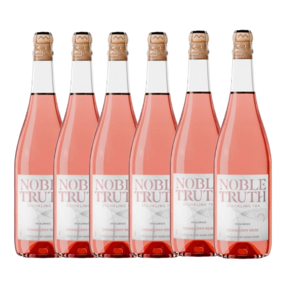 Noble Truth Cranberry Rose Sparkling Tea (750mL) (6 bottles)