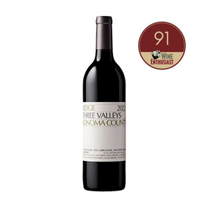 RidgeVineyardsThreeValleysRed2022