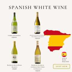 Spanish white wine square banner en