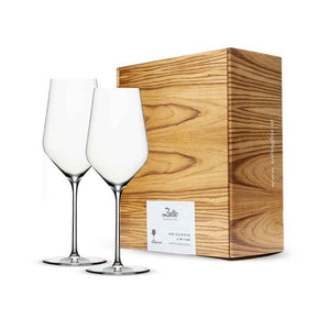 A pair of Zalto White Wine Glass with box